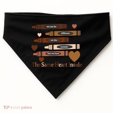The Same Heart Inside USA-Made Doggie Bandana