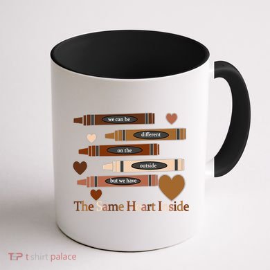 The Same Heart Inside Coffee Mug back