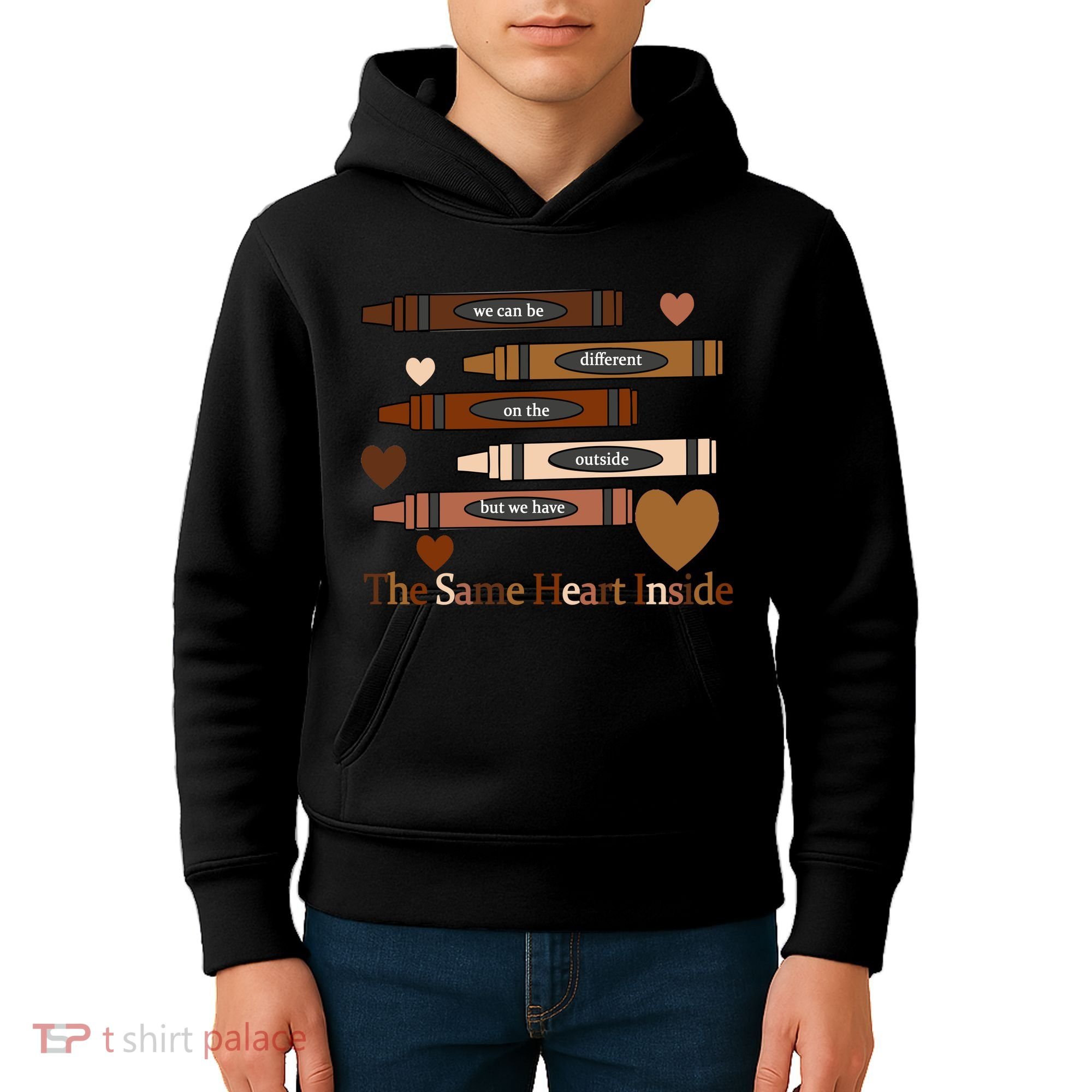 The Same Heart Inside Kids Hoodie