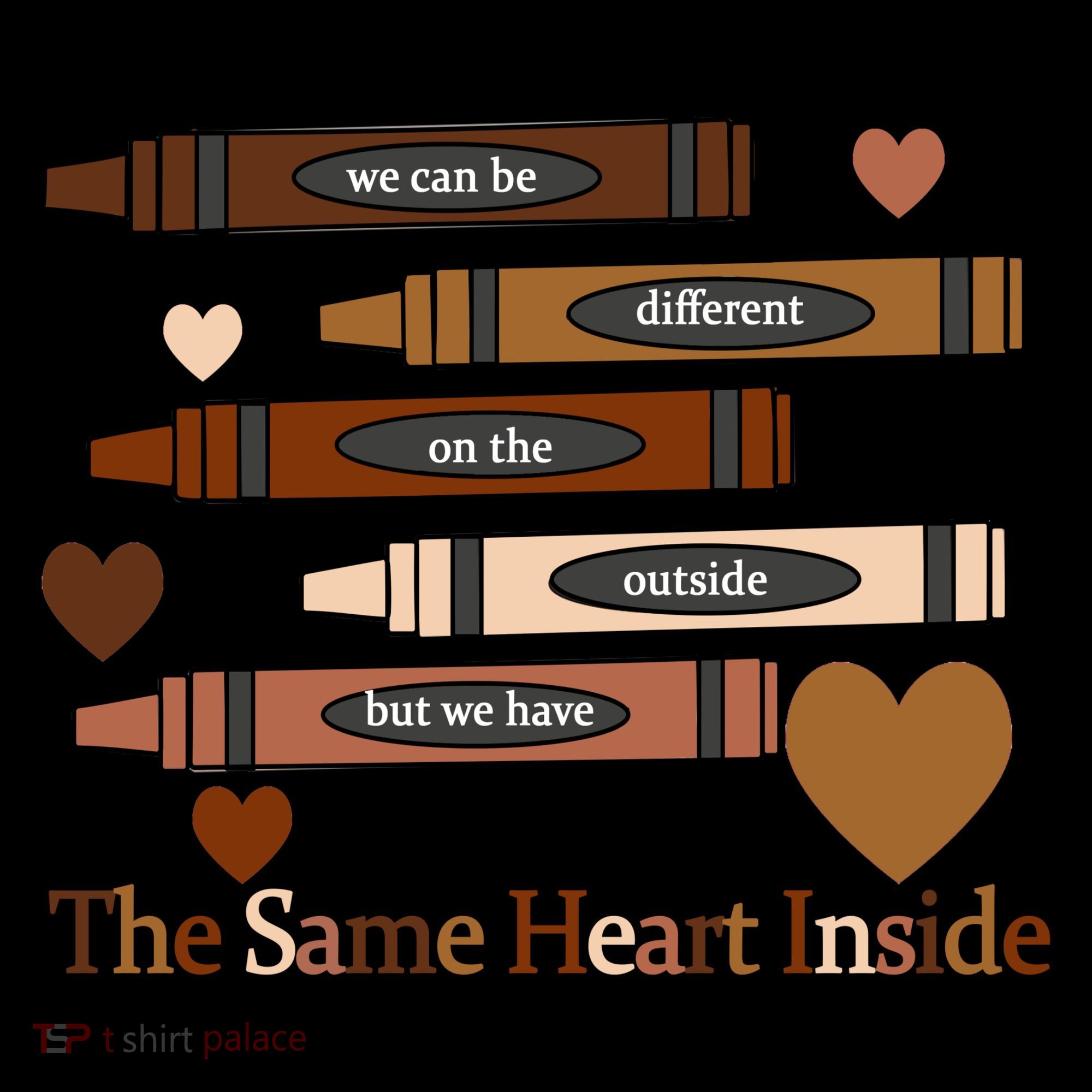 The Same Heart Inside Kids Long Sleeve Shirt