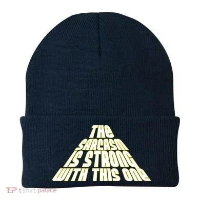 The Sarcasm Is Strong With This One Beanie