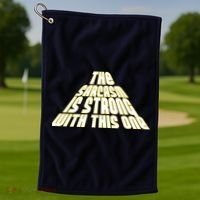 The Sarcasm Is Strong With This One Golf Towel thumb 1