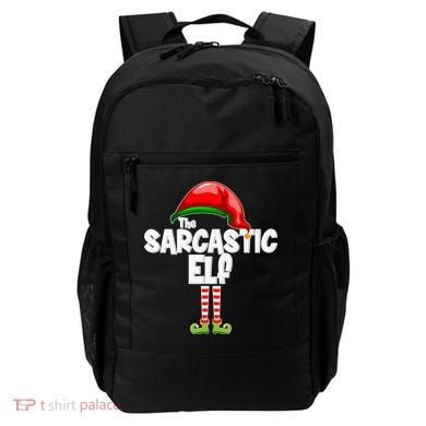 The Sarcastic Elf Matching Christmas Backpack