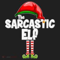 The Sarcastic Elf Matching Christmas Beanie thumb 2