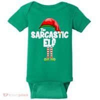 The Sarcastic Elf Matching Christmas Baby Bodysuit thumb 0