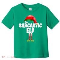 The Sarcastic Elf Matching Christmas Toddler T-Shirt thumb 0