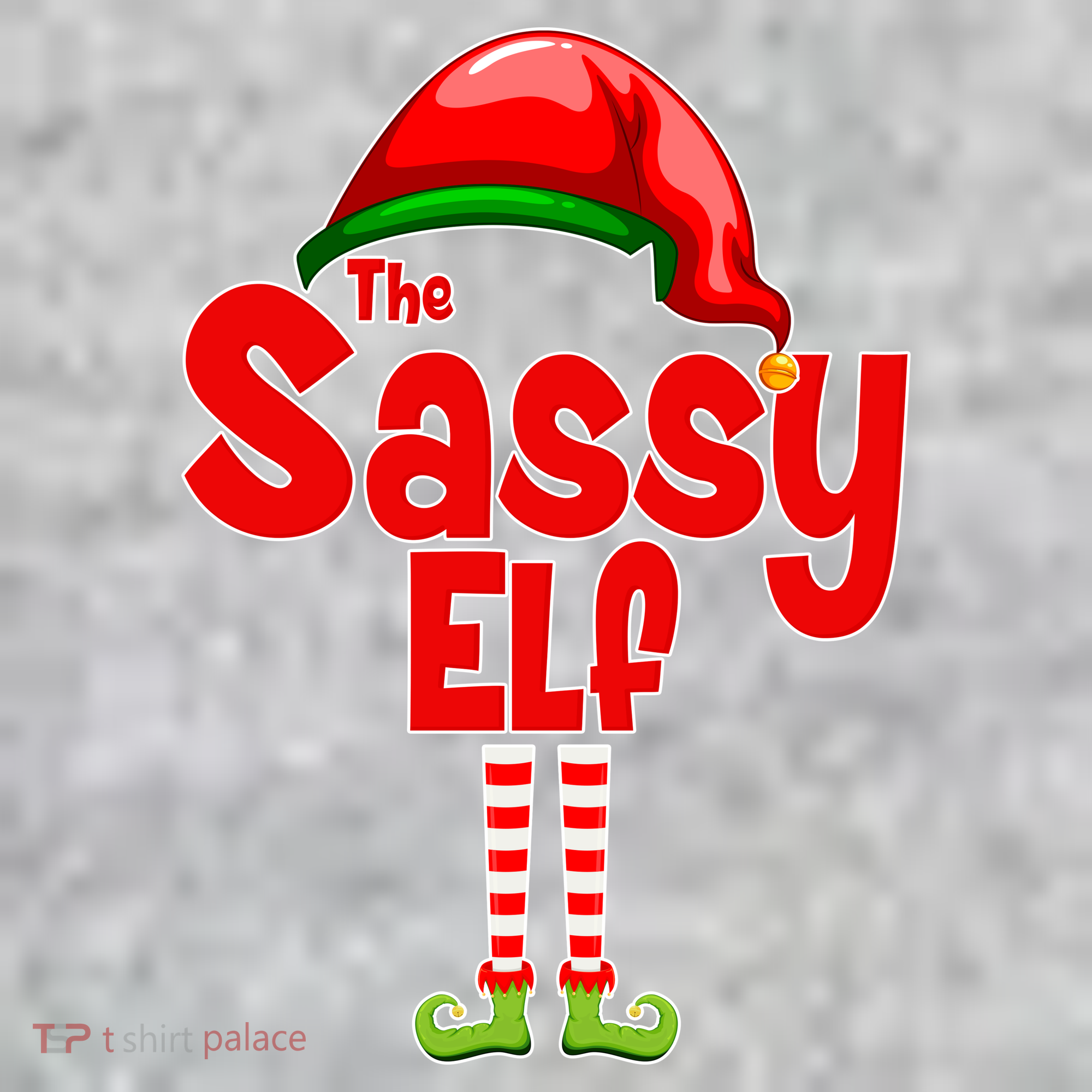 The Sassy Elf Christmas The Baniff Cuffed Pom Beanie