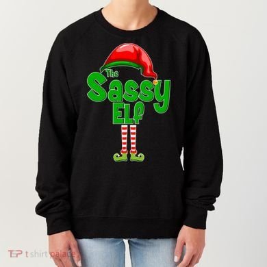 The Sassy Elf Christmas Women's Sweatshirt