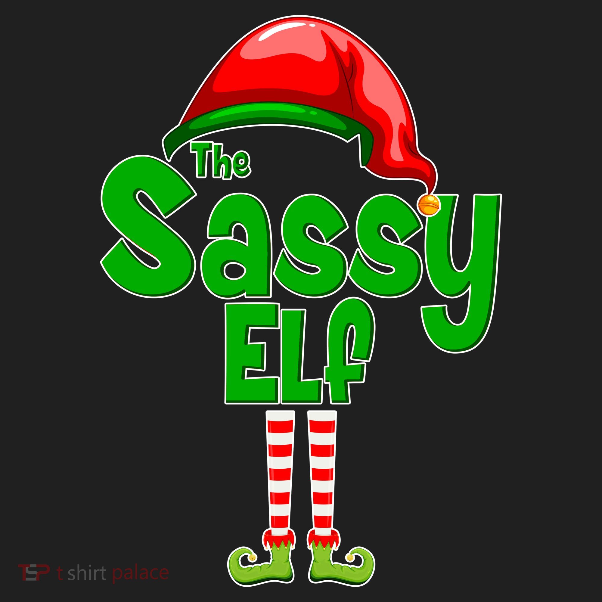 The Sassy Elf Christmas Women's Sweatshirt