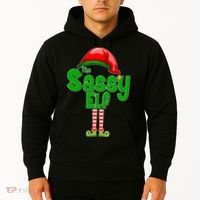 The Sassy Elf Christmas Hoodie thumb 2