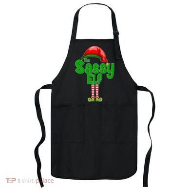 The Sassy Elf Christmas Apron