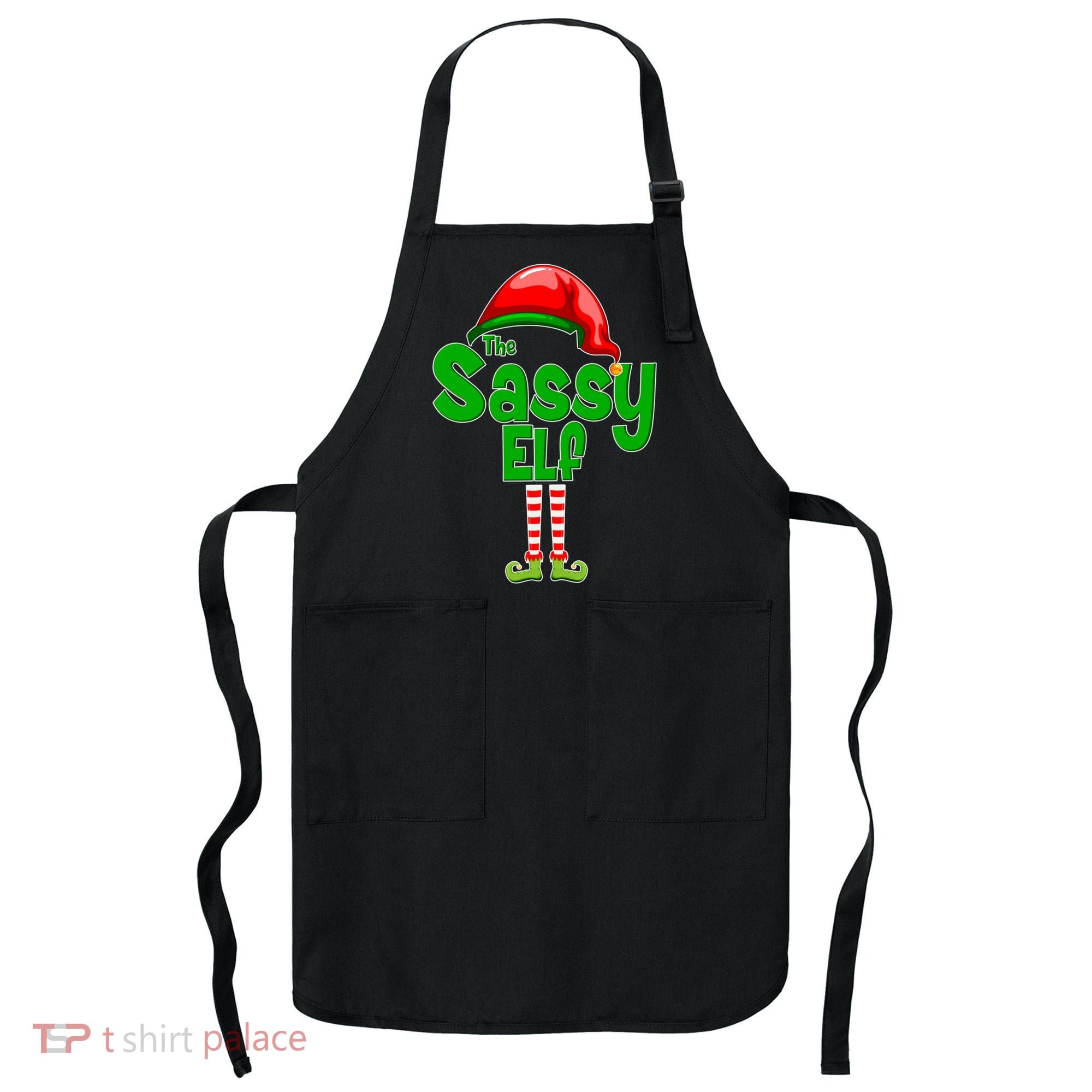The Sassy Elf Christmas Apron