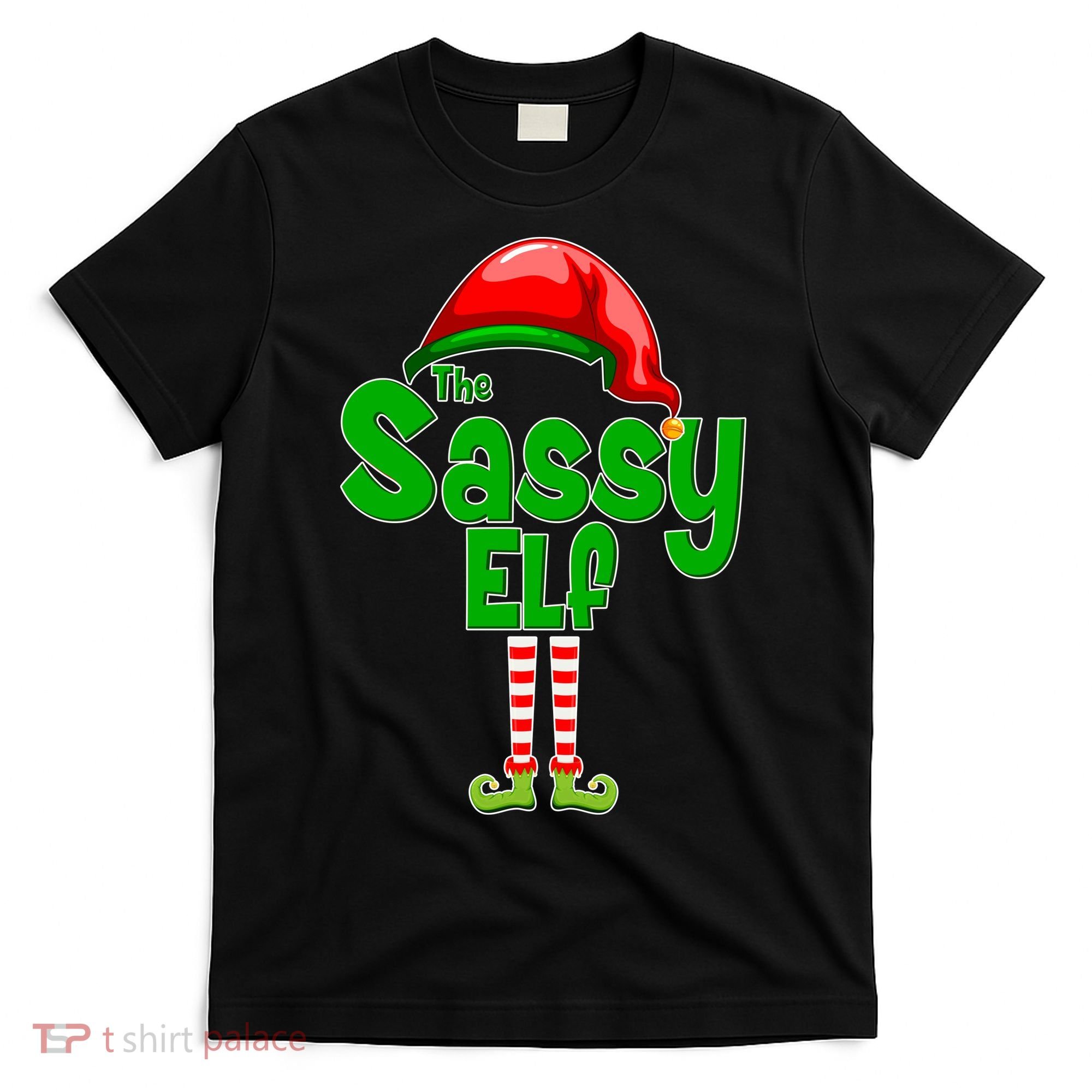 The Sassy Elf Christmas T-Shirt