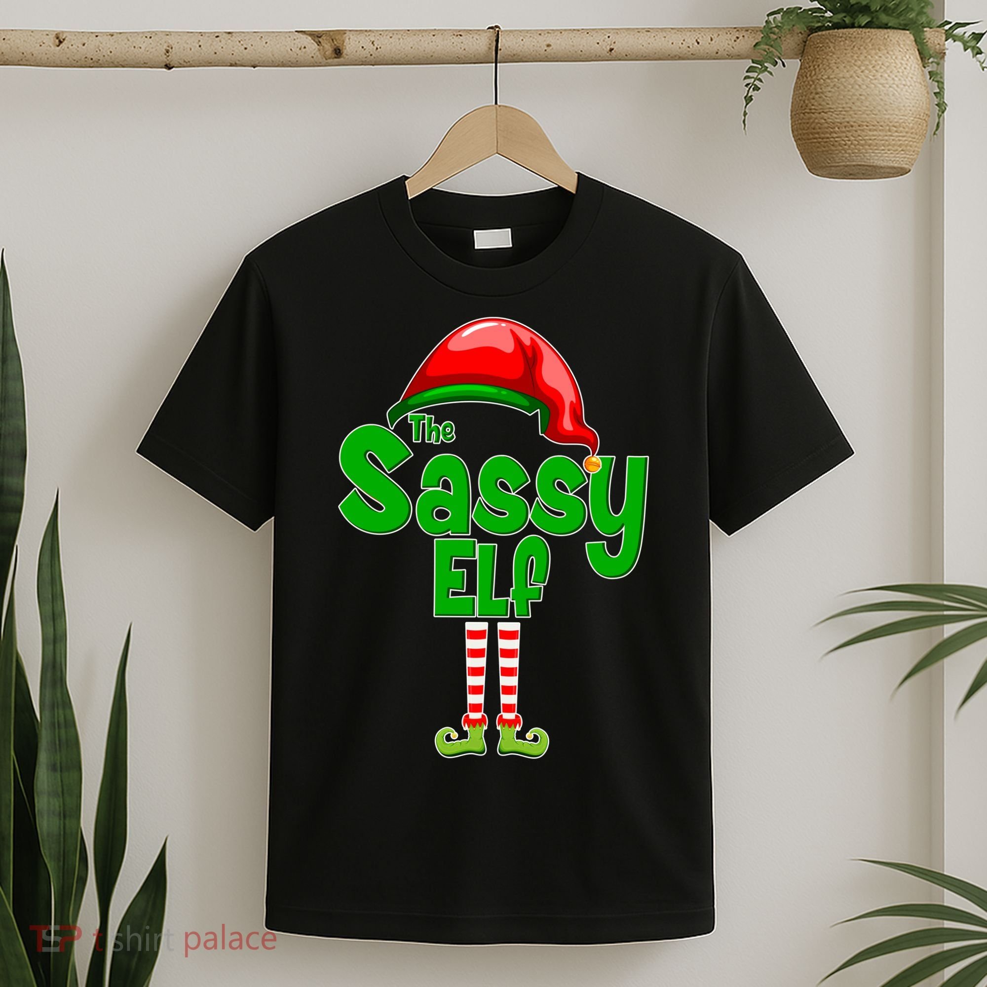 The Sassy Elf Christmas T-Shirt