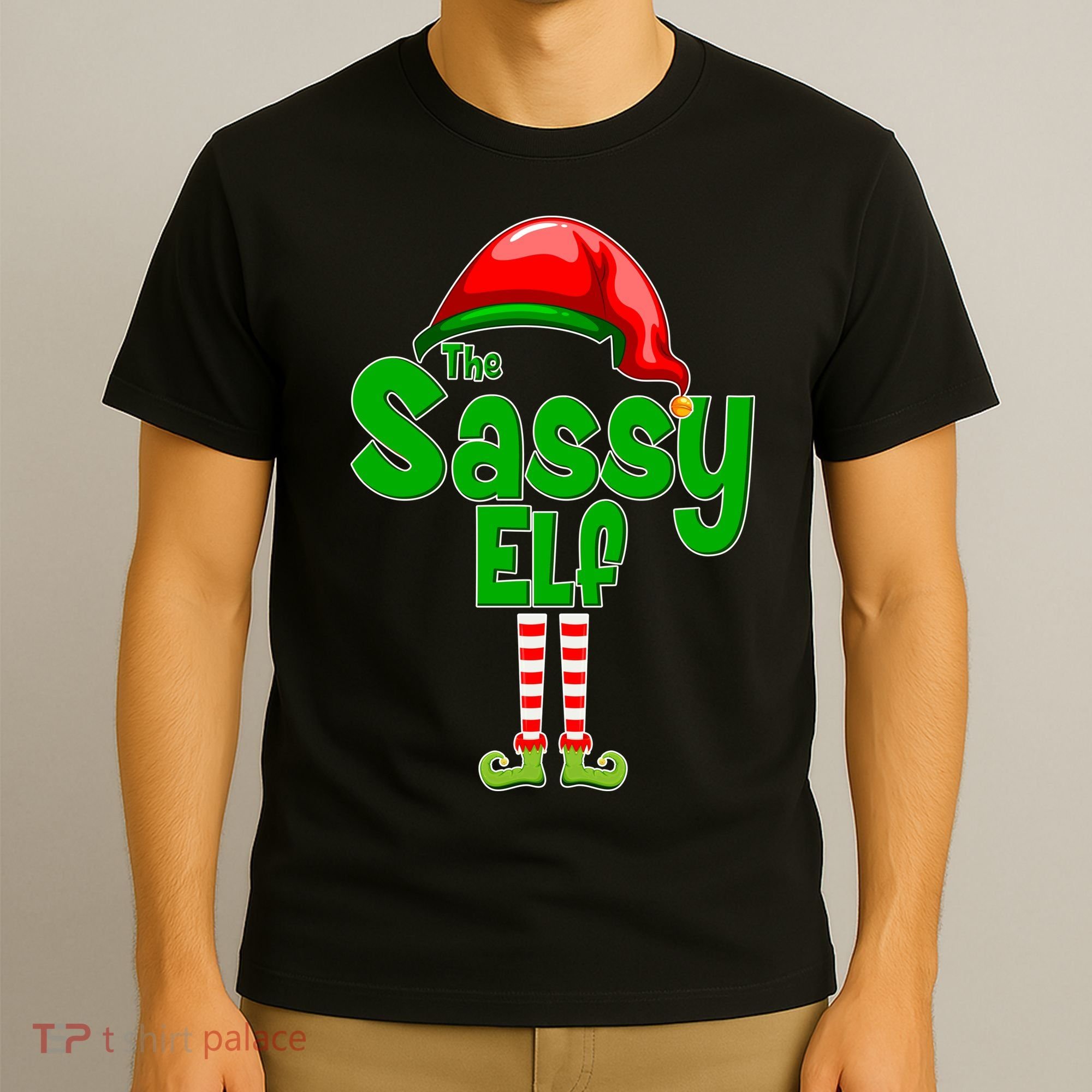 The Sassy Elf Christmas T-Shirt