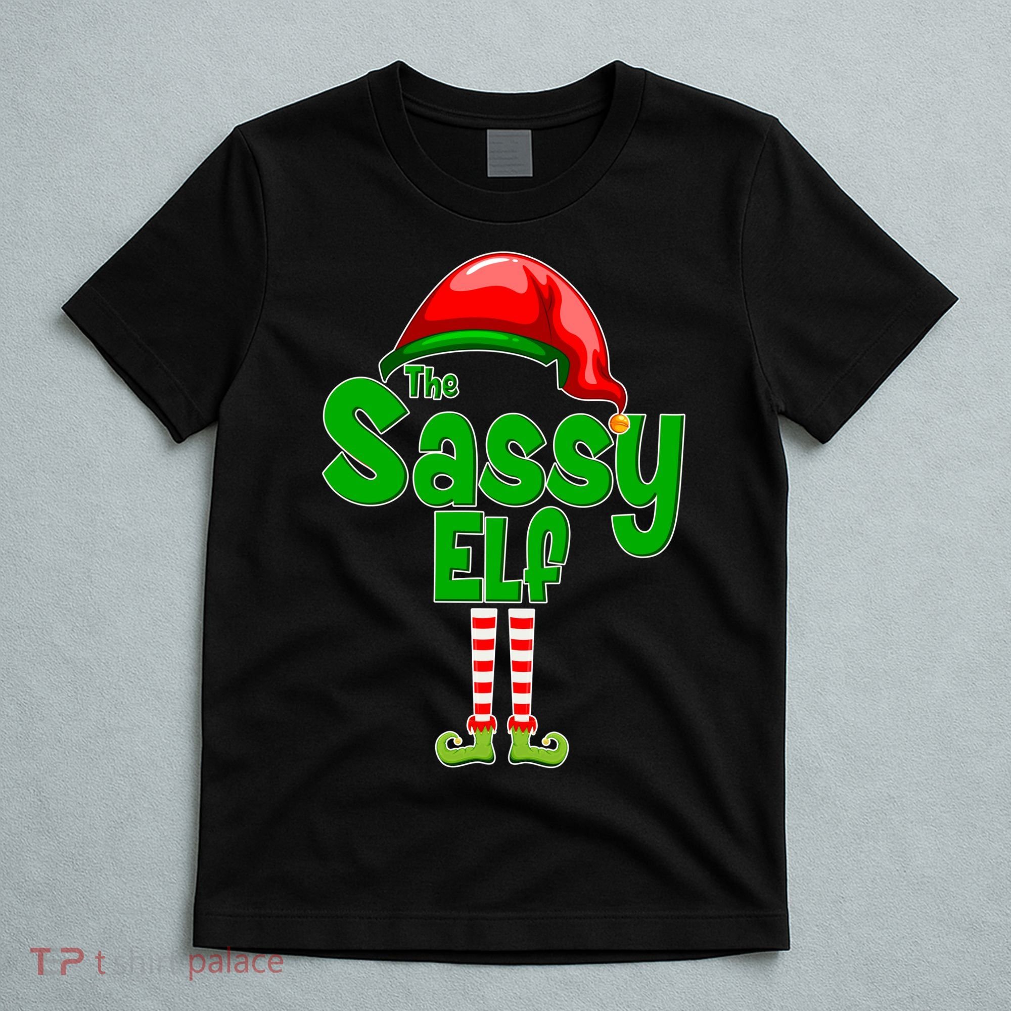 The Sassy Elf Christmas T-Shirt