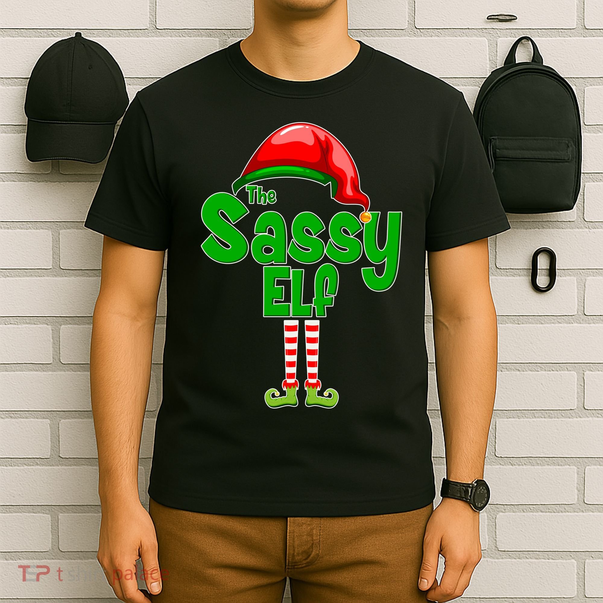 The Sassy Elf Christmas T-Shirt