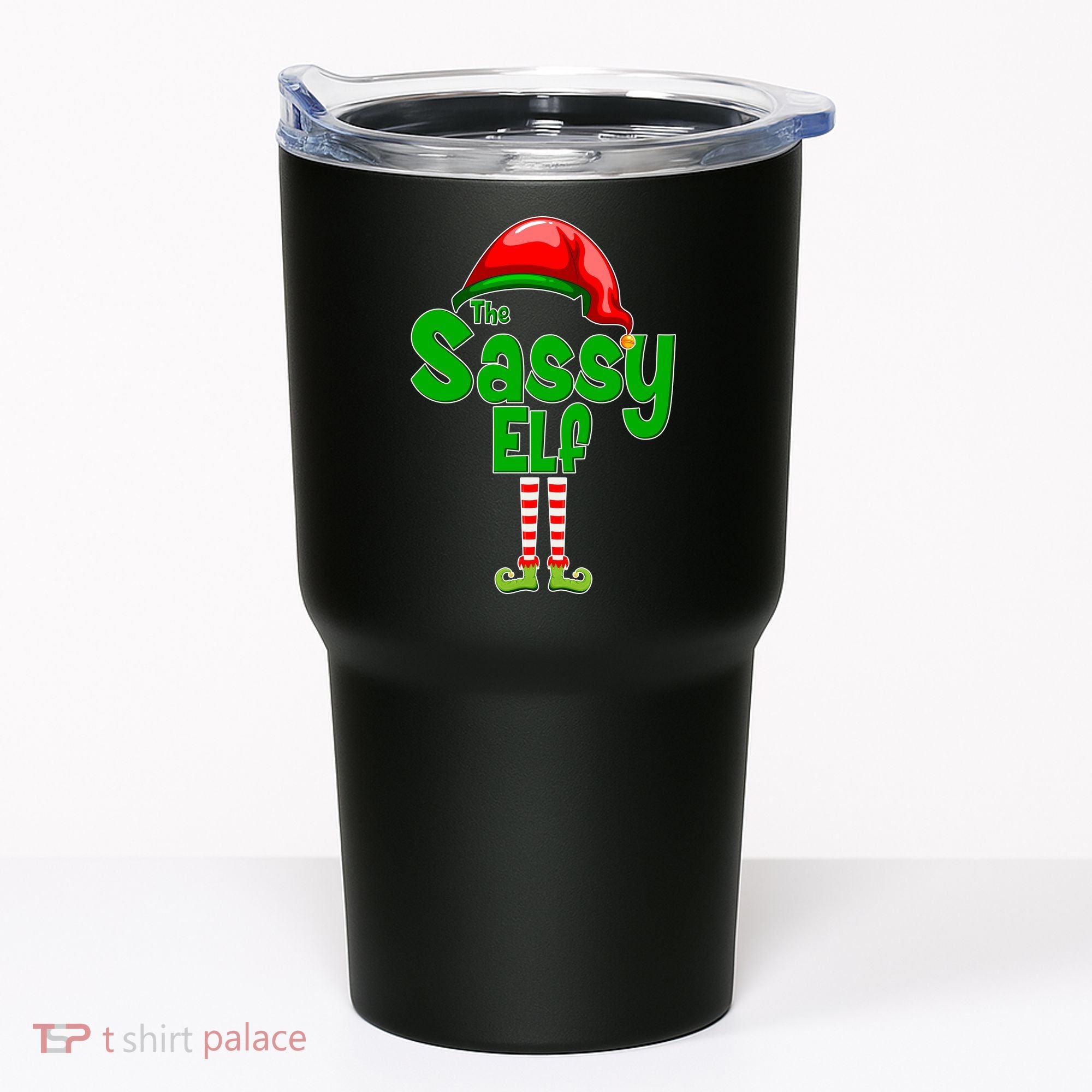 The Sassy Elf Christmas Tumbler