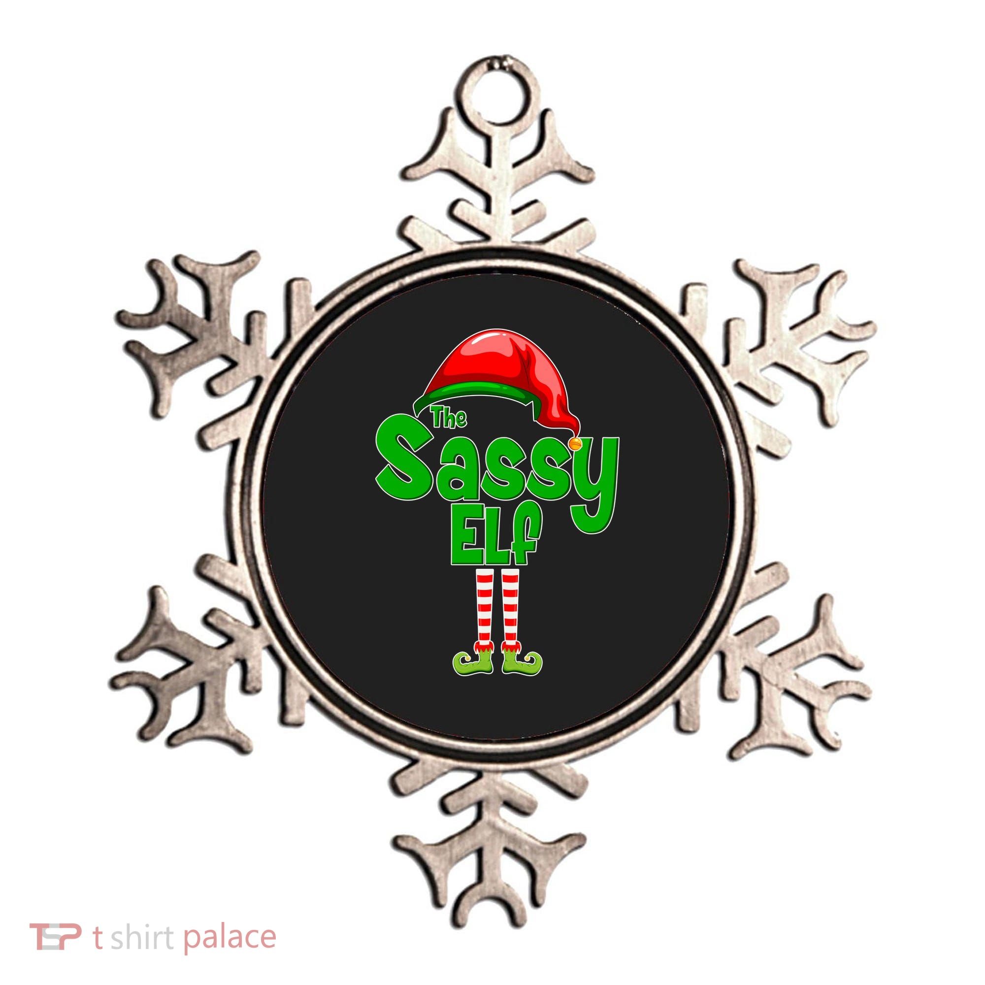 The Sassy Elf Christmas Ornament