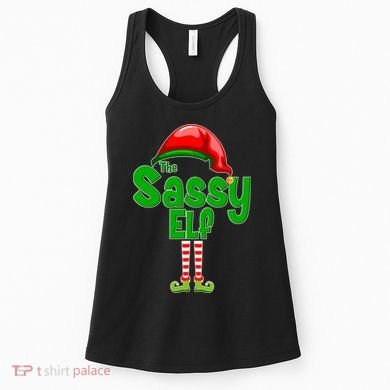 The Sassy Elf Christmas Women's Tank Top