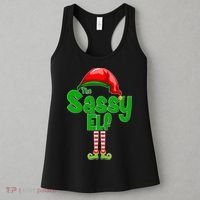The Sassy Elf Christmas Women's Tank Top thumb 3