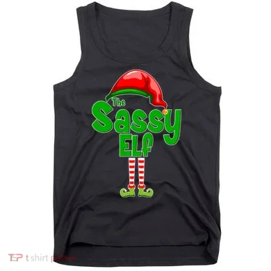 The Sassy Elf Christmas Tank Top