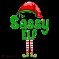 The Sassy Elf Christmas Tank Top thumb 6