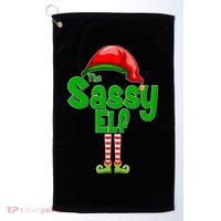 The Sassy Elf Christmas Golf Towel thumb 0
