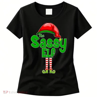The Sassy Elf Christmas Women's T-Shirt