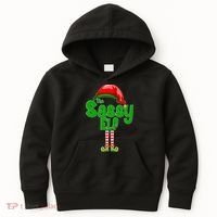 The Sassy Elf Christmas Kids Hoodie thumb 0