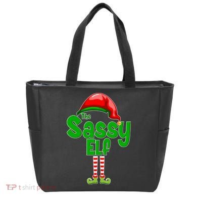 The Sassy Elf Christmas Tote Bag