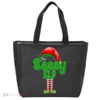 The Sassy Elf Christmas Tote Bag thumb 0