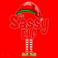 The Sassy Elf Christmas Santa Hat thumb 1