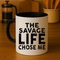 The Savage Life Chose Me Coffee Mug thumb 4