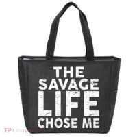 The Savage Life Chose Me Tote Bag thumb 0