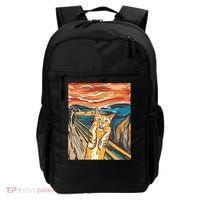 The Scream Parody Cat Backpack thumb 0