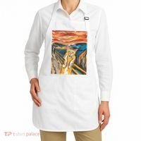 The Scream Parody Cat Apron thumb 2