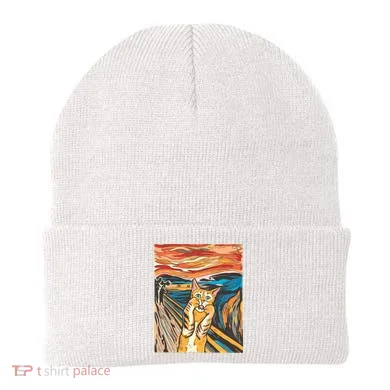 The Scream Parody Cat Beanie