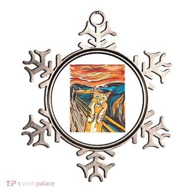 The Scream Parody Cat Ornament