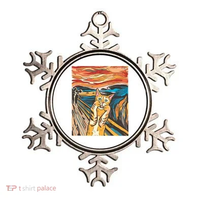 The Scream Parody Cat Ornament