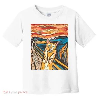 The Scream Parody Cat Toddler T-Shirt