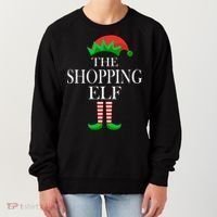 The Shopping Elf Family Matching Christmas Women's Sweatshirt thumb 0