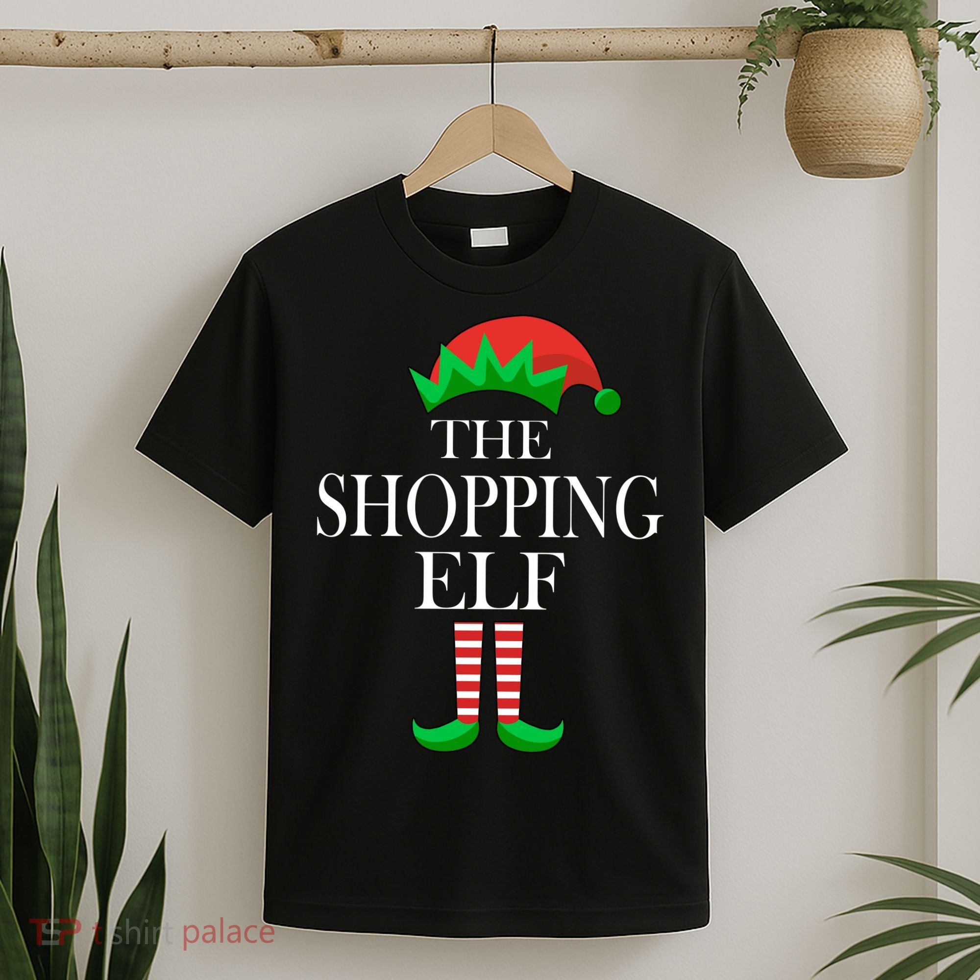 The Shopping Elf Family Matching Christmas T-Shirt