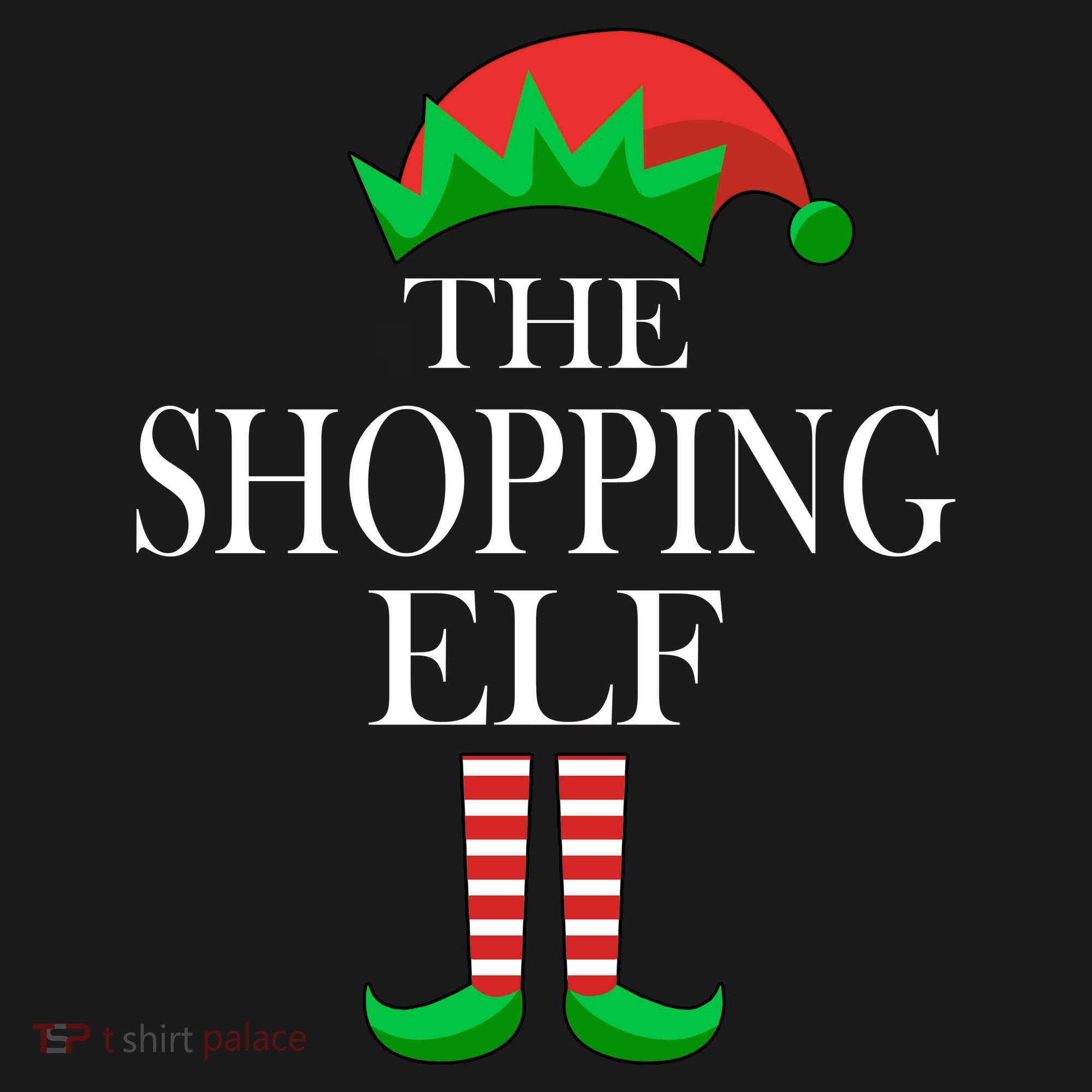 The Shopping Elf Family Matching Christmas T-Shirt