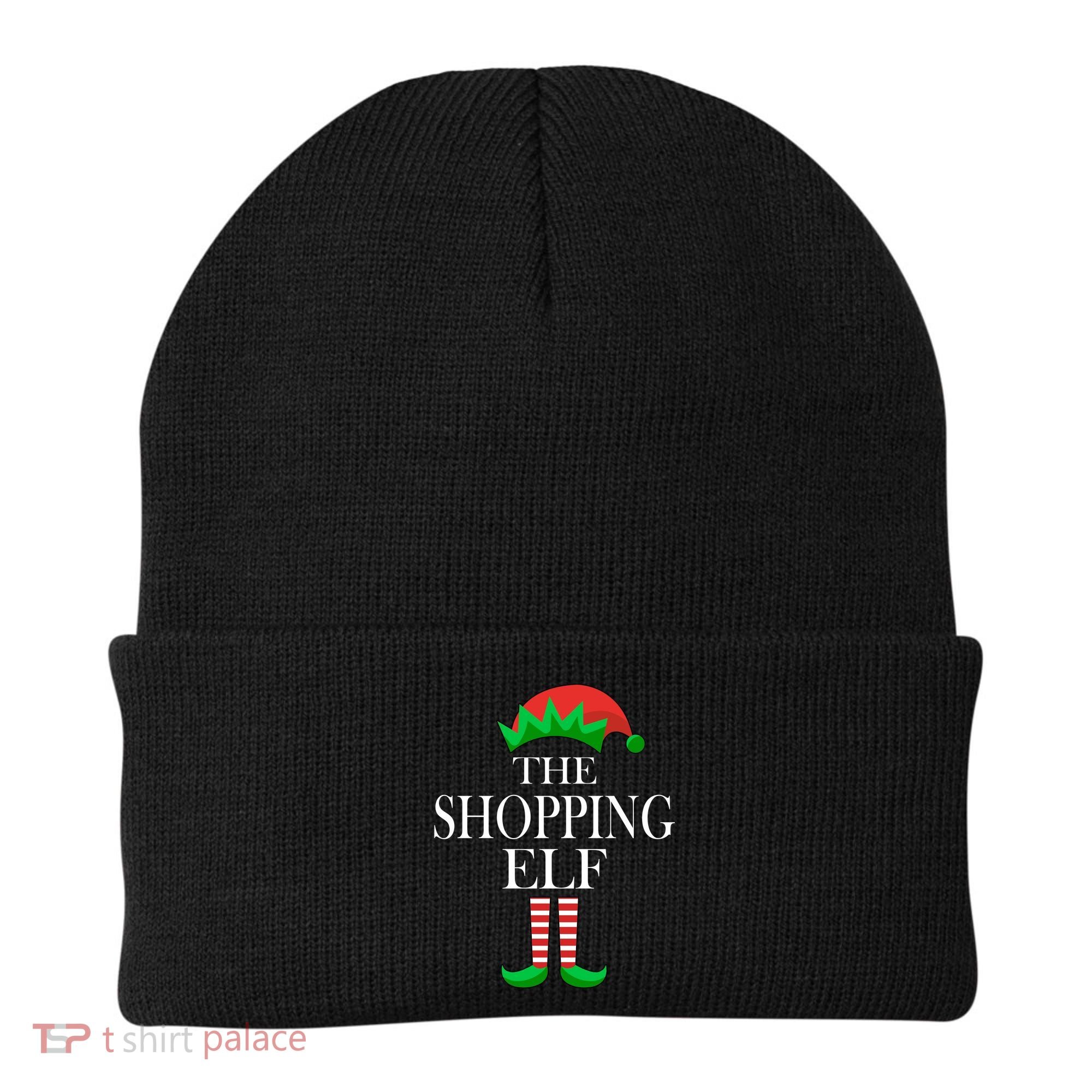 The Shopping Elf Family Matching Christmas Beanie