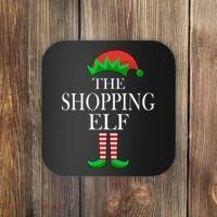 The Shopping Elf Family Matching Christmas Coaster thumb 0