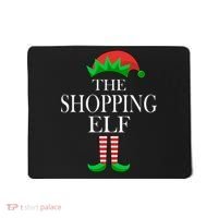 The Shopping Elf Family Matching Christmas Mousepad thumb 0