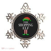 The Shopping Elf Family Matching Christmas Ornament thumb 0