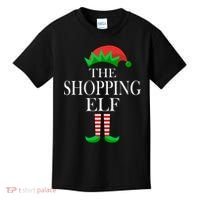 The Shopping Elf Family Matching Christmas Kids T-Shirt thumb 0