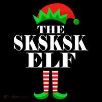 The SKSKSK Elf Funny Christmas Matching Women's Hoodie thumb 2